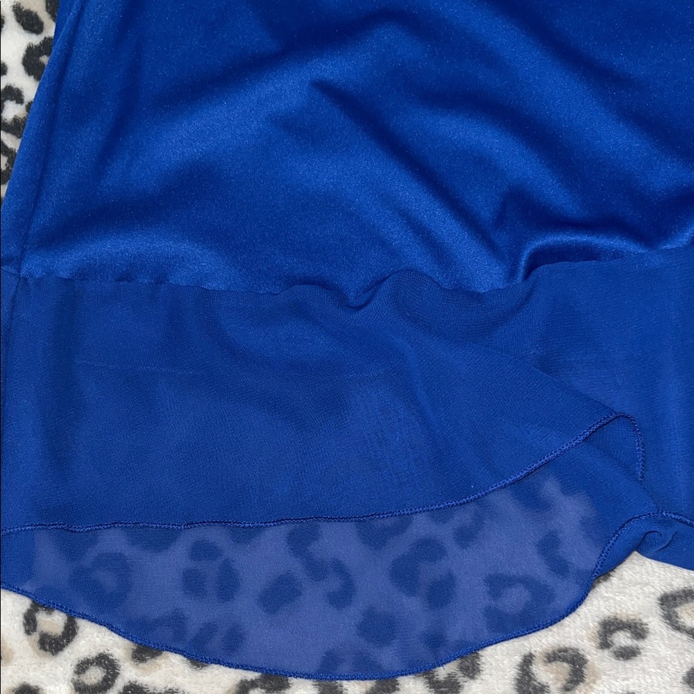 Kim Rogers Royal Blue Lace Blouse - Picture 5 of 7